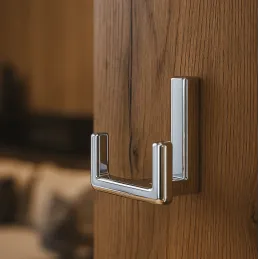 Vješalica ZENO DUO / Sjajni krom