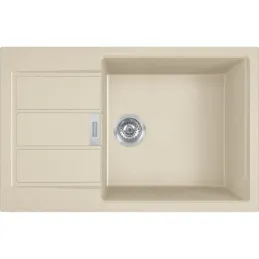 Set T106 Tectonit sudoper Franke S2D 611-78 XL + Slavina FP 9000 / Bež