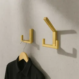 Vješalica ZENO DUO / Zlatna mat