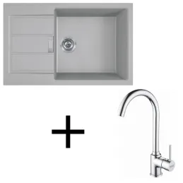 Set T106 Tectonit sudoper Franke S2D 611-78 XL + Slavina FP 9000 / Siva