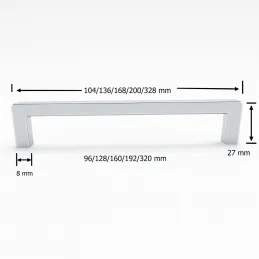 Ručka ERON / Crna mat