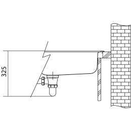 Set T124 Tectonit sudoper Franke S2D 611-78 XL + Slavina FC 6018 / Crna