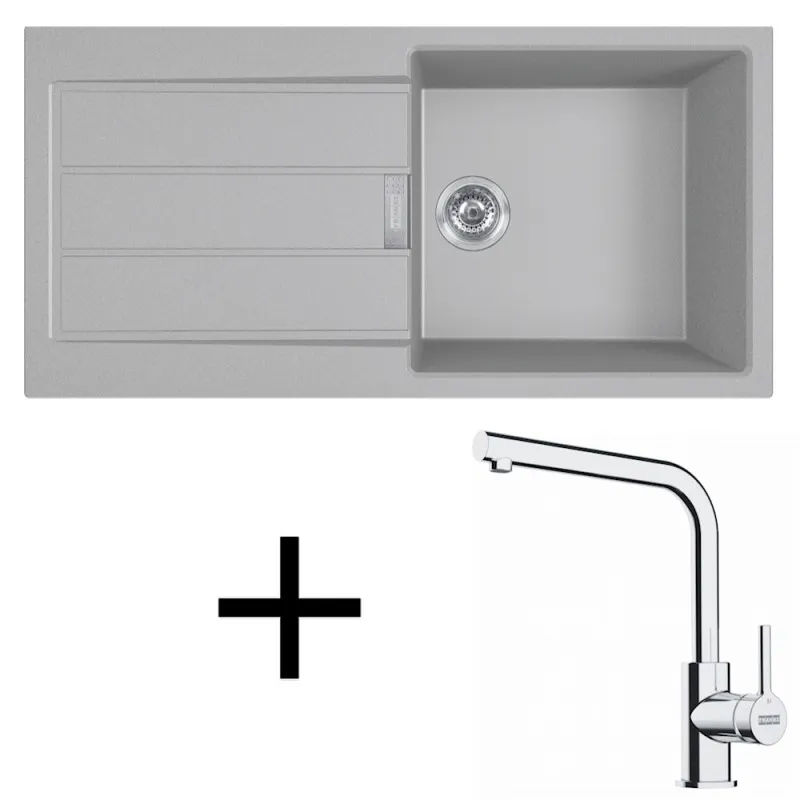 Set T117 Tectonit sudoper Franke S2D 611-100 + Slavina FS 3230 / Siva