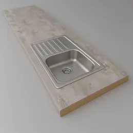 Radna ploča EGGER Chromix Srebrni / F638