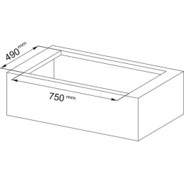 Odsavač pare s indukcijskom pločom za kuhanje FMA 8381R HI / Crna