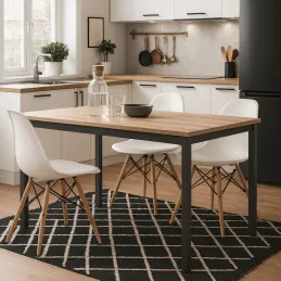 Stolna konstrukcija DAVA / Crna mat