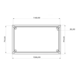 Stolna konstrukcija DAVA / Siva