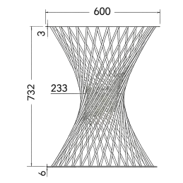 Stolna konstrukcija METRIX / Crna mat