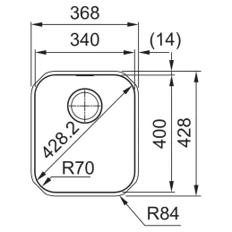 Nehrđajući sudoper Franke Eurostar ETX 610-24