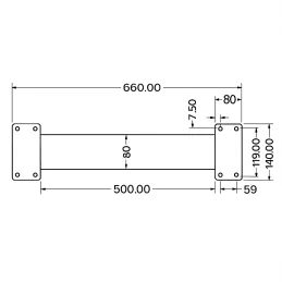 Stolne noge PRIMA / Bež