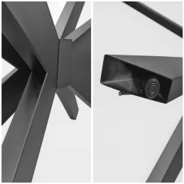 Stolna konstrukcija LAGOS / Crna mat