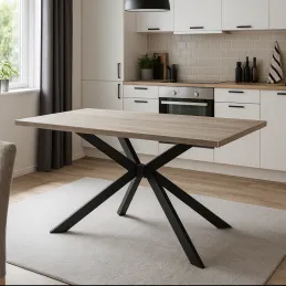 Stolna konstrukcija LAGOS / Crna mat