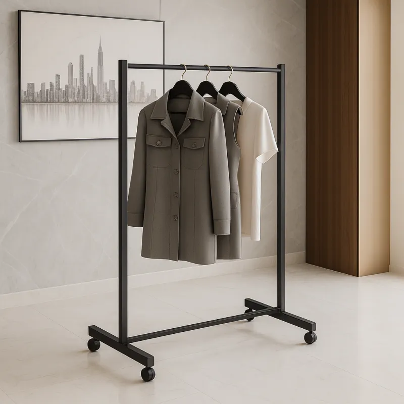 Stalak za garderobu STAND / Crna mat