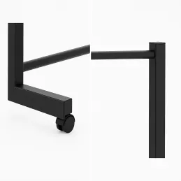 Stalak za garderobu STAND / Crna mat