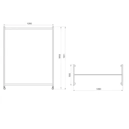 Stalak za odjeću STAND / Siva