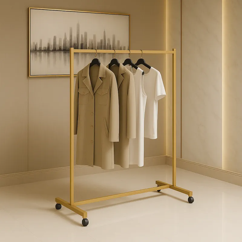 Stalak za garderobu STAND / Zlatna