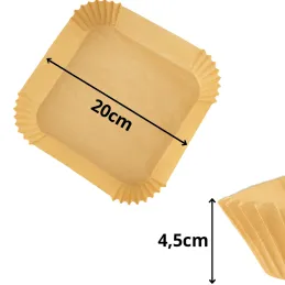 Set od 50 papirnatih umetaka za fritezu