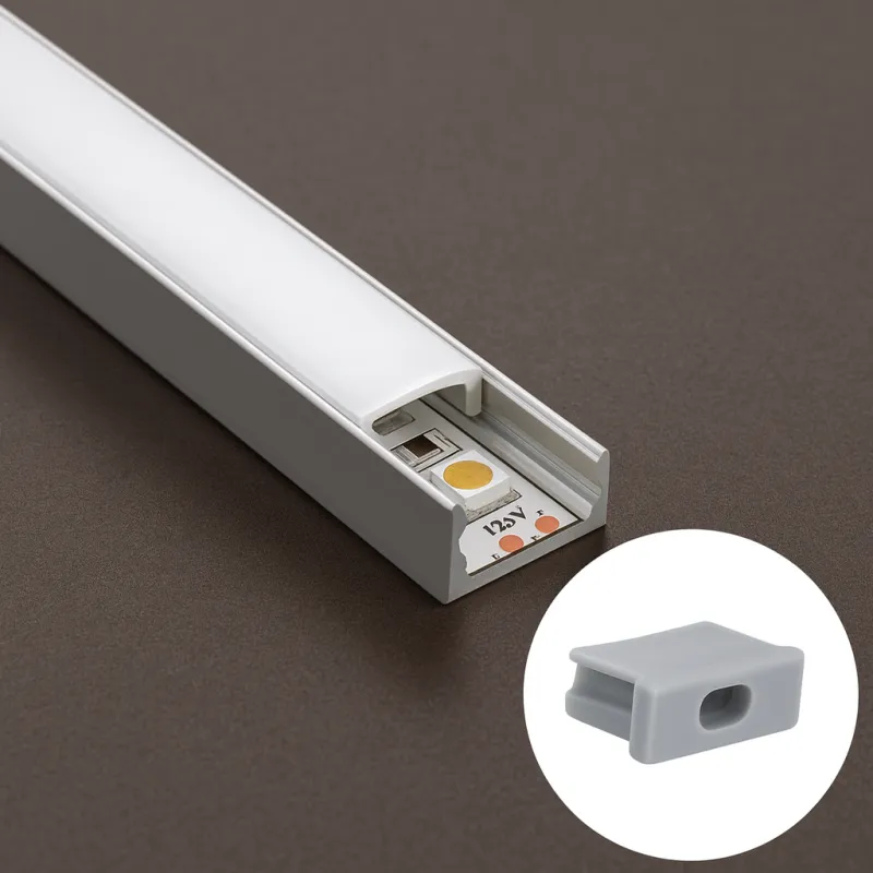 Završetak za LED profil ANIMA LL-01/02 - s rupom