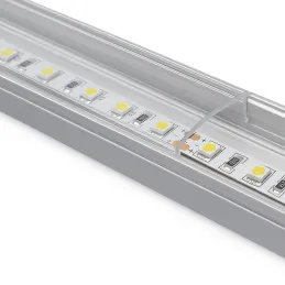 Pokrovna letva za LED profil ANIMA / Transparentna