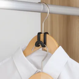 Set od 10 dodatnih vješalica za vješalice YES / Crna