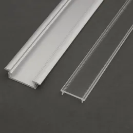 Aluminijska letvica ANIMA LL-03 za LED rasvjetu s poklopcem / Aluminij