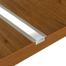 Aluminijska letvica ANIMA LL-03 za LED rasvjetu s poklopcem / Aluminij