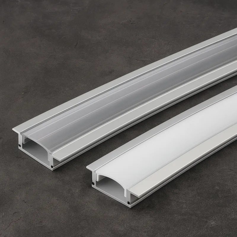 Aluminijska letvica ANIMA LL-03 za LED rasvjetu s poklopcem / Aluminij