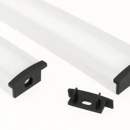 Završetak za LED profil ANIMA LL-03 - s rupom / Crna