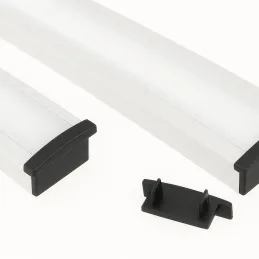 Završetak za LED profil ANIMA LL-03 - bez rupe / Crna