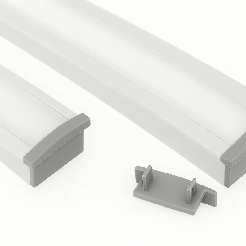 Završetak za LED profil ANIMA LL-03 - bez otvora / Siva