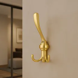 Vješalica SAXA MAXI / Zlatna sjajna