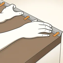 Tesnička letvica EGGER Sparkle Grain Bijela / F486