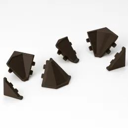 Set završetaka za brtvenu letvicu KRONOSPAN / Tamno smeđa