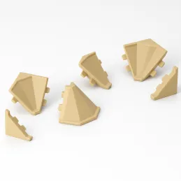 Set završetaka za brtvenu letvicu KRONOSPAN / Bež