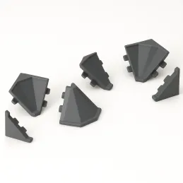 Set završetaka za brtvenu letvicu KRONOSPAN / Tamno siva