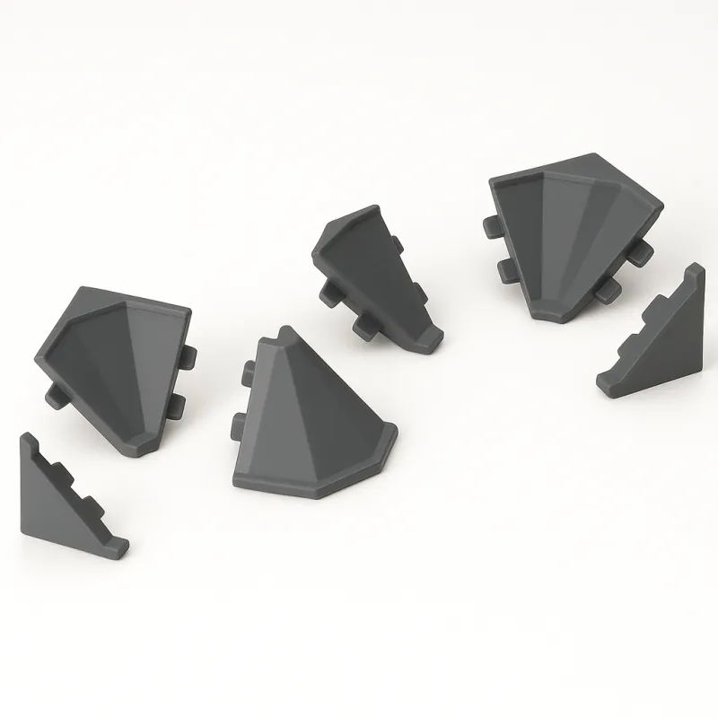 Set završetaka za brtvenu letvicu KRONOSPAN / Tamno siva