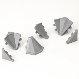 Set završetaka za brtvenu letvicu KRONOSPAN / Siva