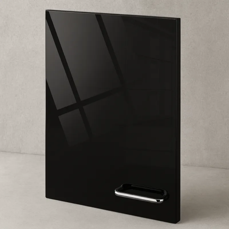 Vrata za namještaj SENOSAN visoki sjaj / Crna SCR 8421