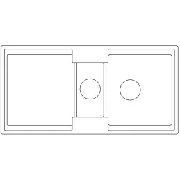 Kameninijski sudoper Blanco ADIRA 6 S / Antracit