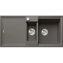 Kamené sudoper Blanco ADIRA 6 S / Siva vulkan