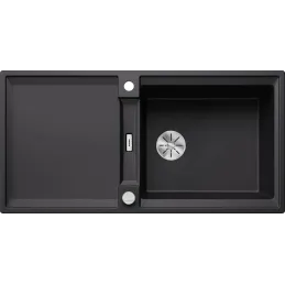 Kamniti sudoper Blanco ADIRA XL 6 S s ekscentrom / Crna