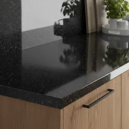 Radna ploča KRONOSPAN Andromeda Crna sjajna / K218 GG