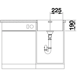 Nerđajući sudoper Blanco ANDANO 450-IF