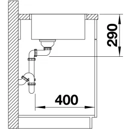 Nerđajući sudoper Blanco ANDANO 450-IF