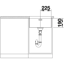 Nerđajući sudoper Blanco ANDANO 400-U