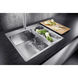 Nerezni sudoper Blanco ANDANO 400-IF/A / PushControl