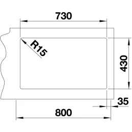 Nerđajući sudoper Blanco ANDANO 700-IF