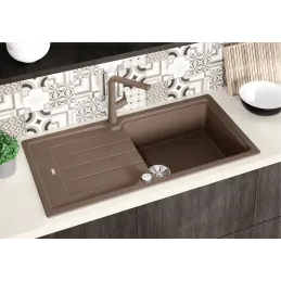 Baterija Blanco LINEE S / silgranit / izvlačna tuš ručka