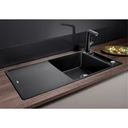 Baterija Blanco LINEE S / silgranit / izvlačiva tuš