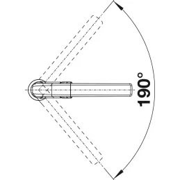 Baterija Blanco LINEE S / silgranit / tuš